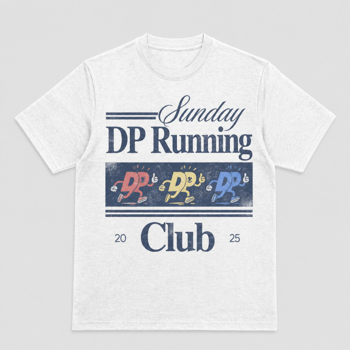 DP sunday running club tee