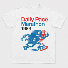 Daily pace marathon 1989 tee