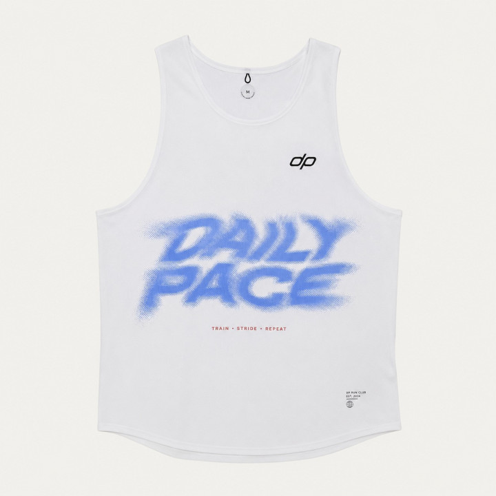 Daily pace blur tank white